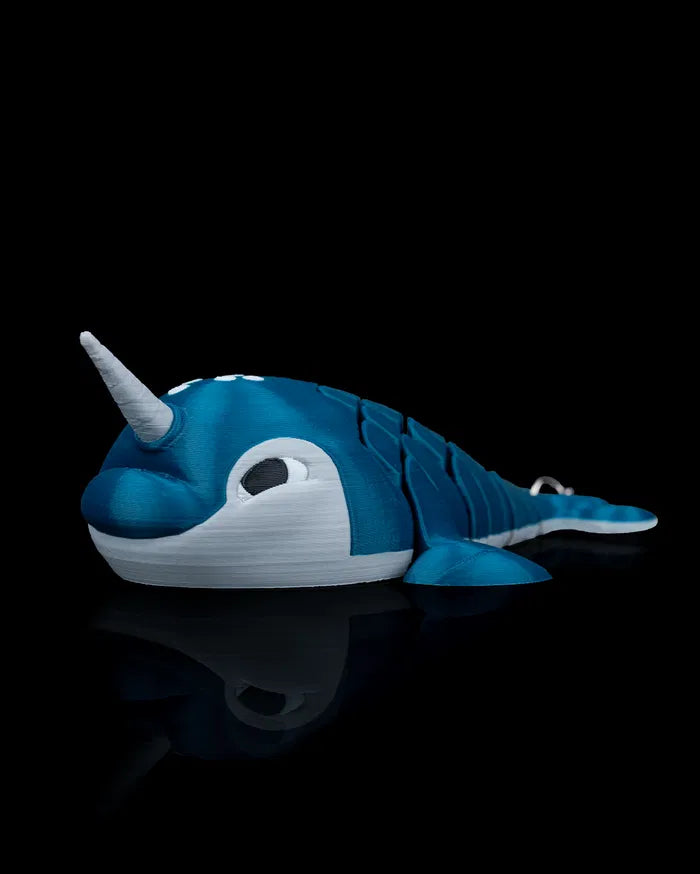 Paul, the Narwhal keychain