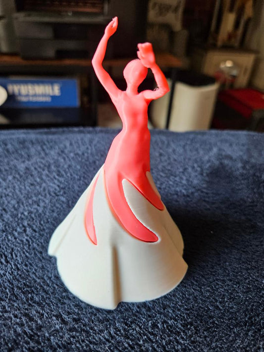 Dancing lady fidget spinner