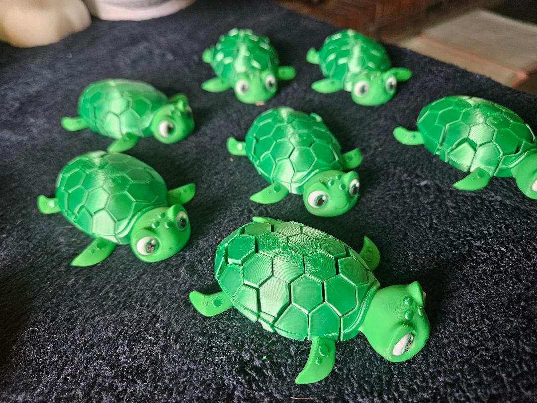 Myrtle, the Turtle keychain