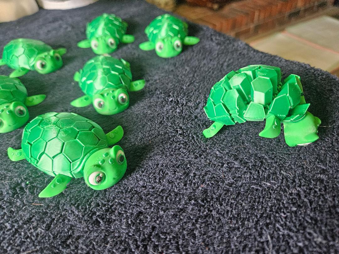 Myrtle, the Turtle keychain
